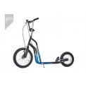 Koloběžka City 16"-12" Black/Blue