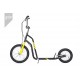Koloběžka City 16"-12" Black/Yellow