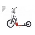 Koloběžka City 16"-12" Black/Red